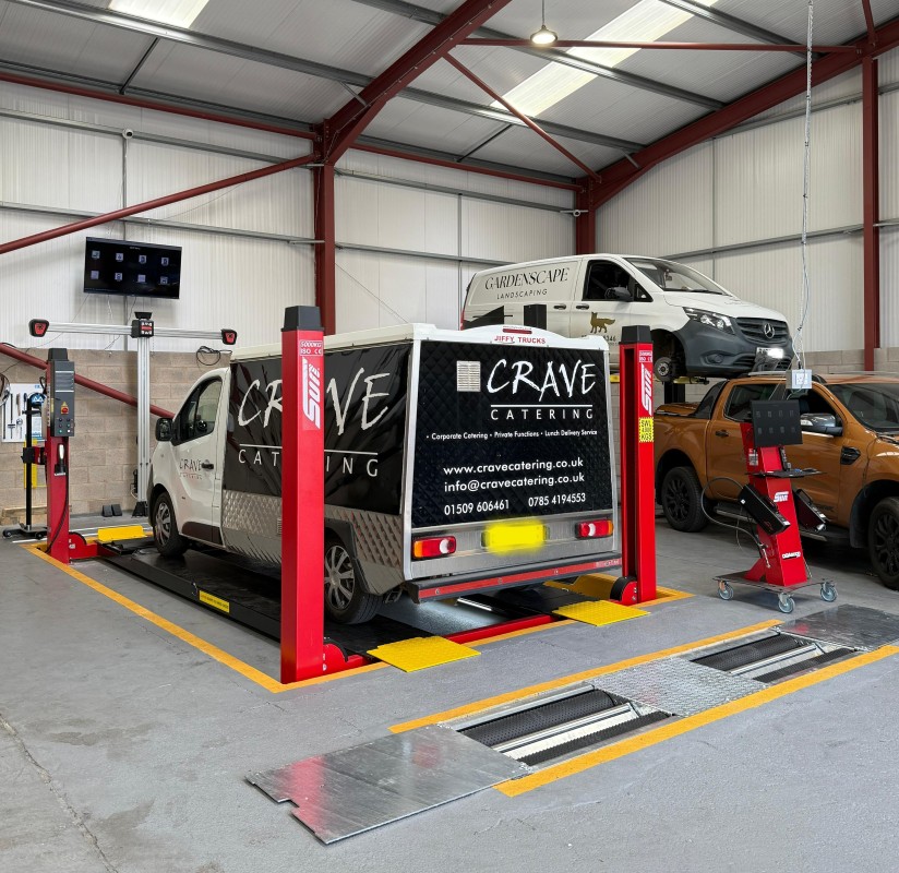 James Dudley Auto Services MOT bay